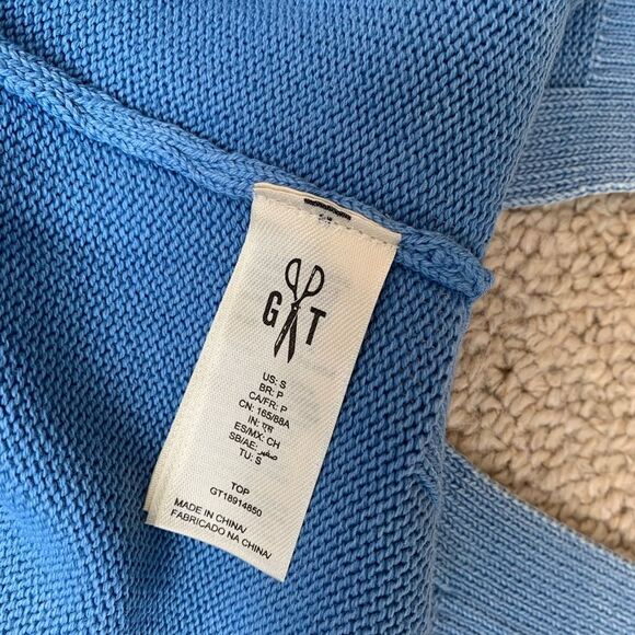 NEW GoodThreads Faded Indigo Long Open Front Cardigan Sweater sz Small PW 12 - Picture 8 of 9